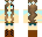 hot girl with brown hair and a flower crown