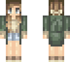 military jacket girl