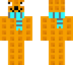 mustache waffle