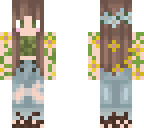 nature iron golem inspired girl