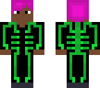 neon skeleton