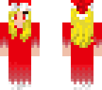red dressed christmas skin