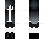 black and white