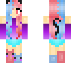 cat blue and pink