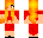 fire hair girl