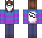 my oc with a frisk sweater