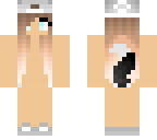 my wolf girl skin base with shoes and hat
