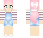overalls ponytail