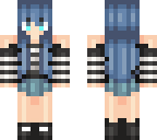 pretty blue haired
