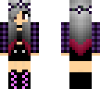 purple goth girl