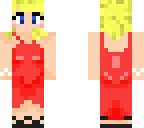 red gown