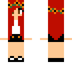 red hair flower crown girl greycat