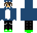 skin blue