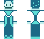 the blue man