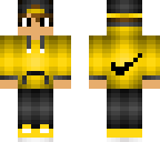 yellow nike boy
