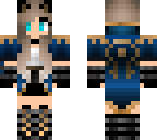 blue eye wolf girl