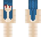 blue hair base and detailed skin