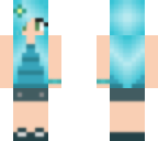 blue loving girl
