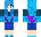 cute blue girl