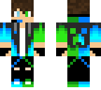 green and blue boy