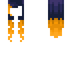 orange tipped purple hair base