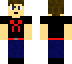 red minecraft creeper boy