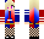 blau rot girl