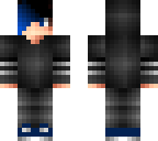 blue haired boy