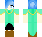 blue haired elf