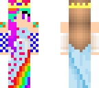 crazy rainbow girl