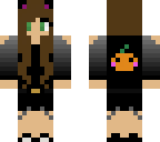 cute girl halloween skin
