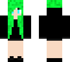 green hair