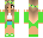 green spring girl