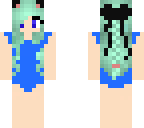 in a bathing suit