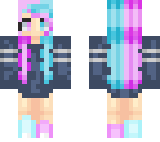 pink and blue