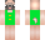pug with green vest