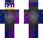 purple and blue