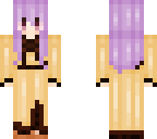 purple haired cat girl