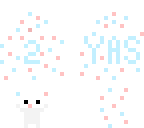 rabbit with confetti