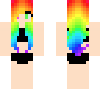 rainbow bathing suit