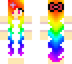 rainbow girl