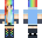 rainbow girl