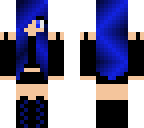 blue and black girl fixed