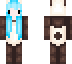 blue chibi panda