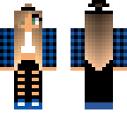 blue flannie