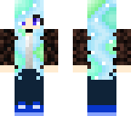 blue galaxy girl