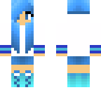 blue hair gamer girl