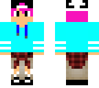 cool kid with pink