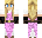 cute haired pink dress girl