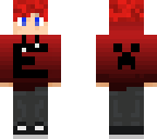 e hoodie red no mask
